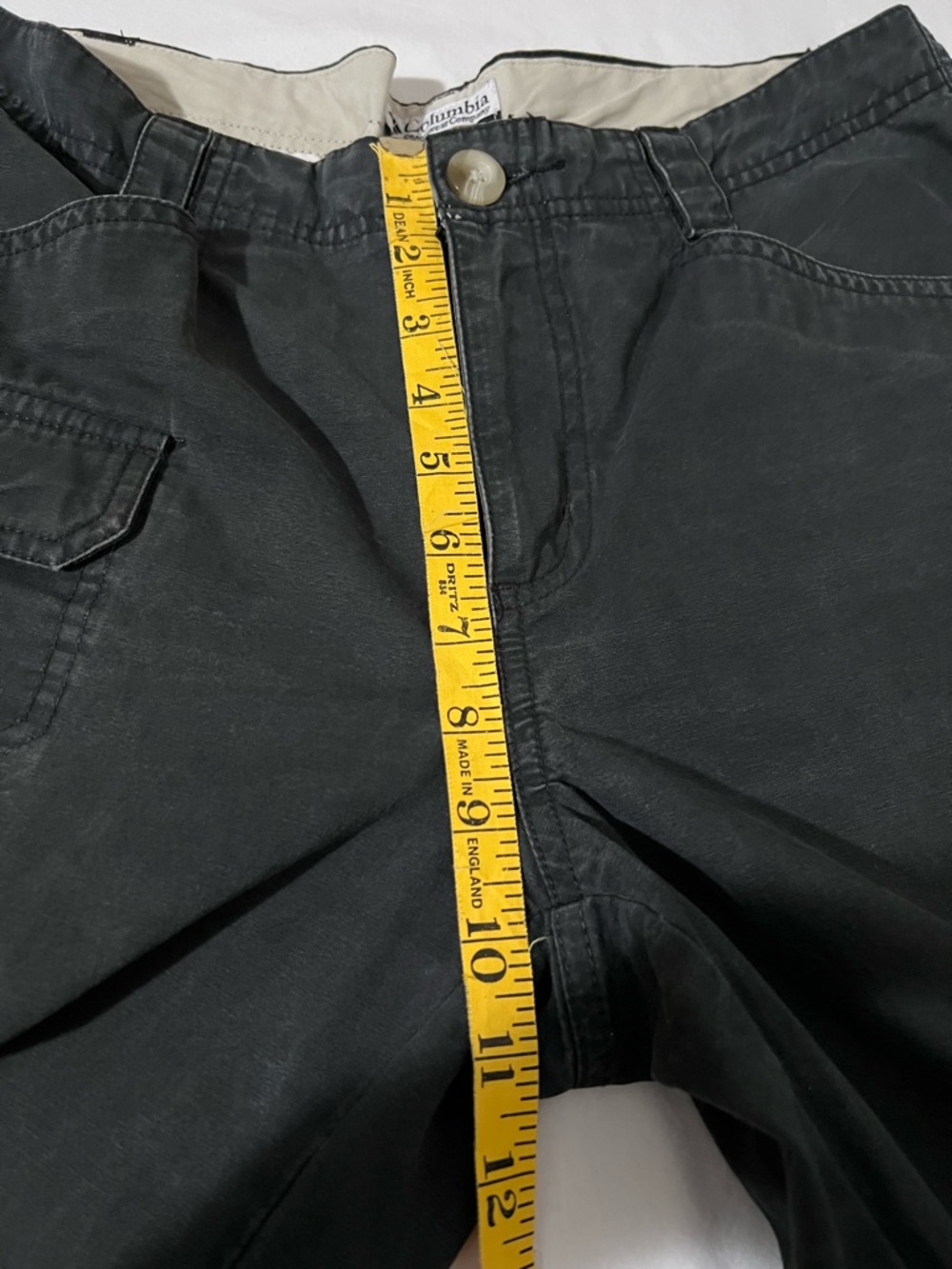 Columbia Charcoal Casual Cargo Hiking Pants with Buttoned Pocket - Picture 7 of 12